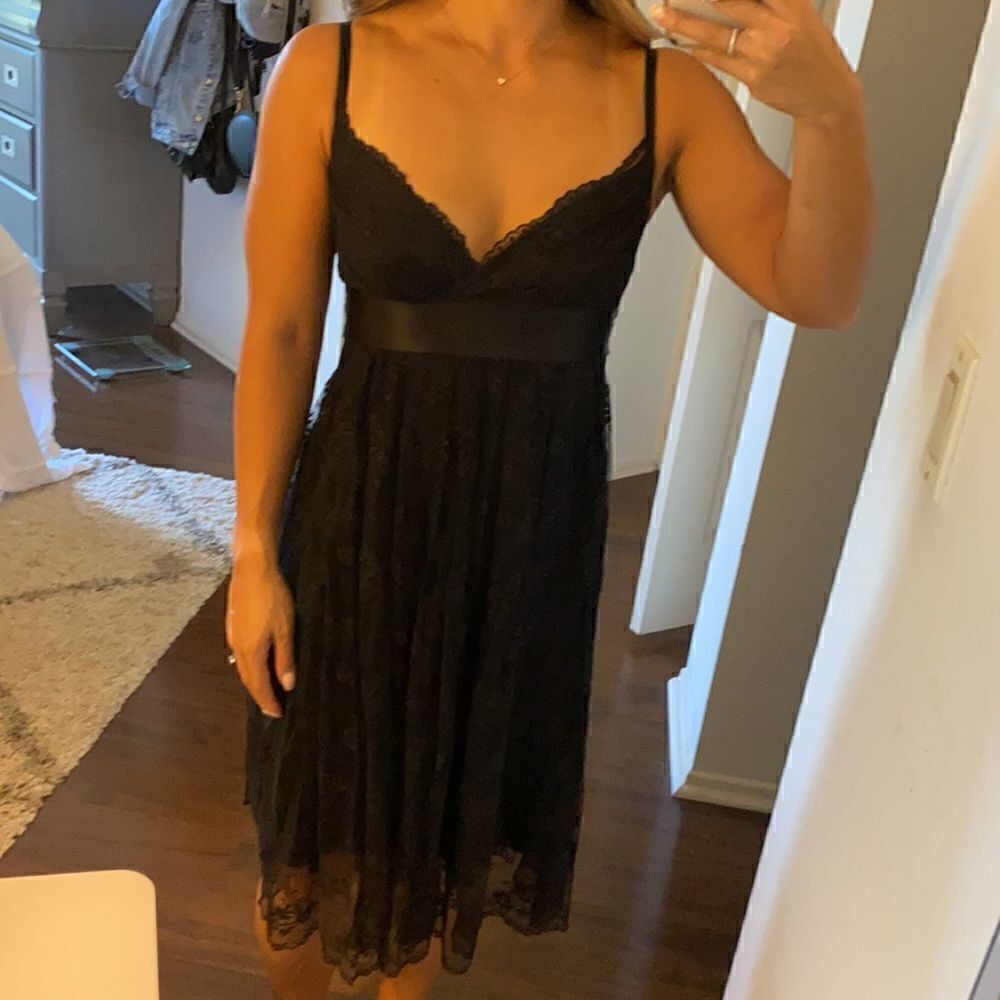 Necessary Objects XS lace black dress